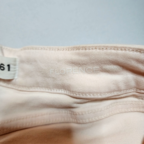 DL1961 Light Pink InstaSculpt Cropped Blush Pink Jeans Size 26 - Picture 7 of 7